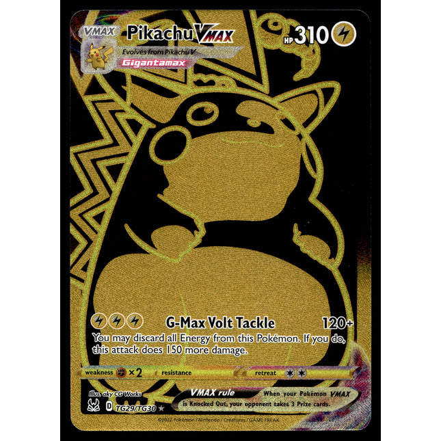 Pikachu Vmax - TG29/TG30 - NM - Secret Rare - Lost Origin - Pokemon - A7-21
