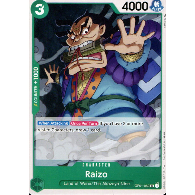 Raizo - OP01-052 - Uncommon - English - One Piece TCG OP-01