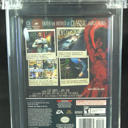 007: From Russia with Love - Gamecube - WATA 9.6 - A+ - Made in USA - Brand New Sealed