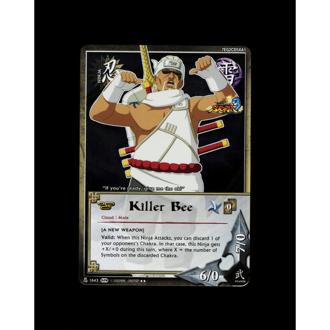 Killer Bee - 1643 - NM - Foil - S28 - Naruto CCG - E1-129
