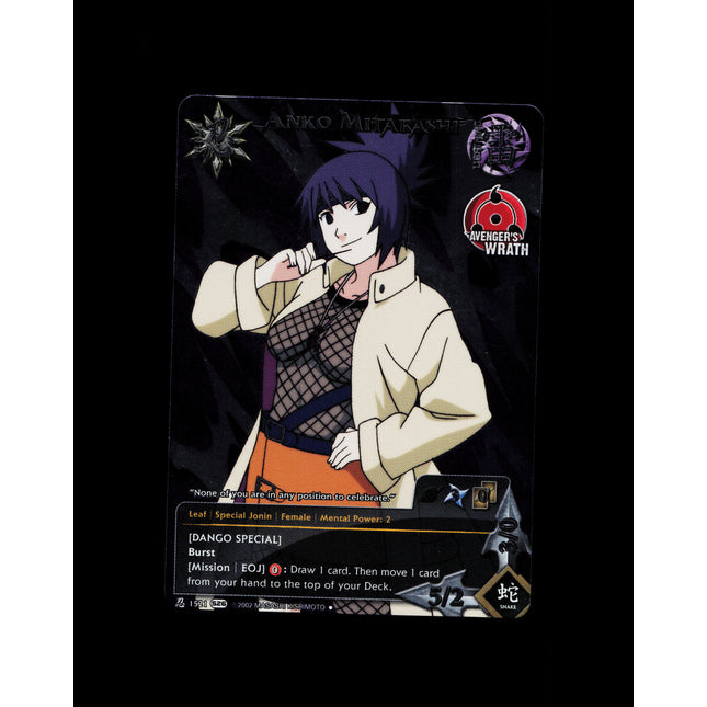 Anko Mitarashi - 1521 - NM - Foil - S26 - Naruto CCG - E1-142
