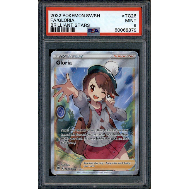 Gloria - TG26/TG30 - PSA 9 - Full Art - Brilliant Stars - Pokemon - 68879