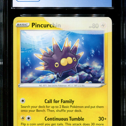 Pincurchin - 056/159 - CGC 8.5 - Crown Zenith - Error - Pokemon - 5006