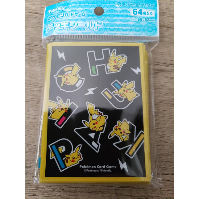 Pikachu - Full Name Spelling - Pokemon Center Original - Set of 60 Sleeves