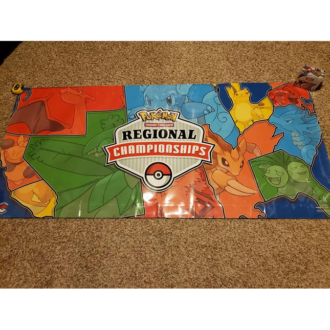 Charizard, Raichu, Groudon - Pokemon Regional Championships - Laminated Banner - 36"x78"