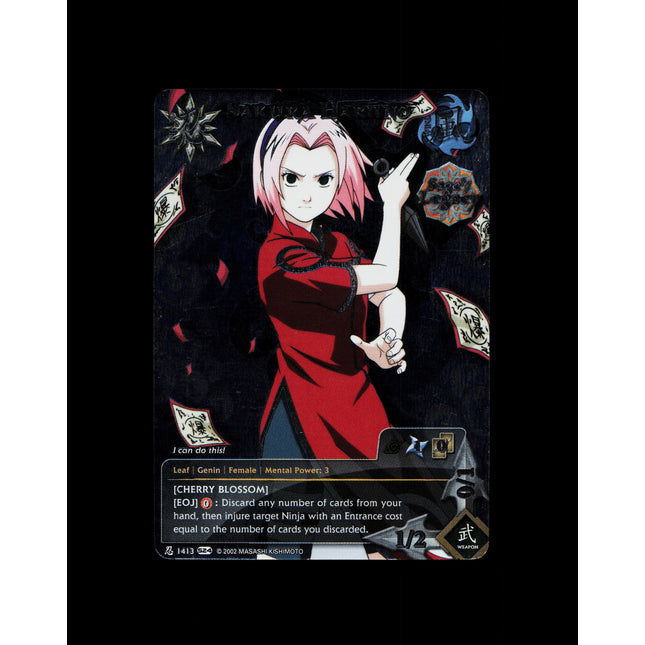 Sakura Haruno - 1413 - NM - Foil - S24 - Naruto CCG - E1-167