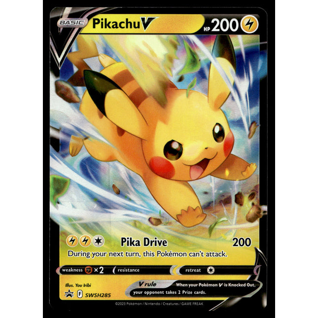 Pikachu V - SWSH285 - NM - Ultra Rare - Promo - Pokemon - A9-49