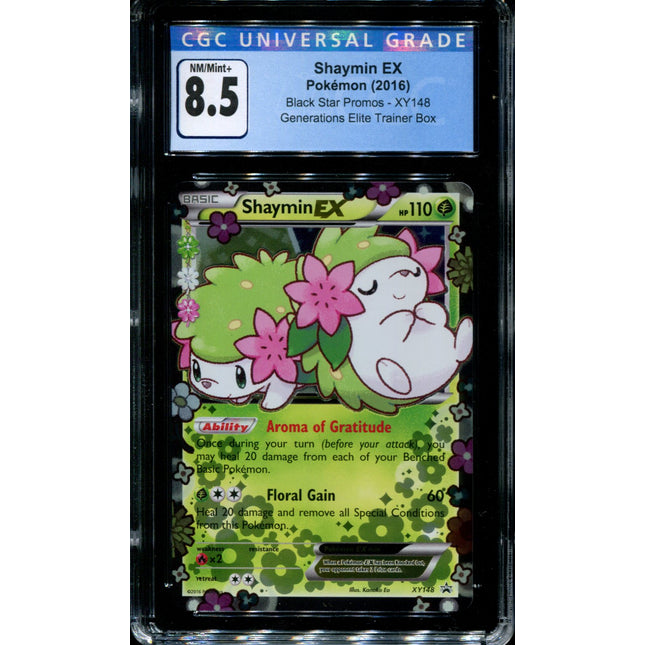 Shaymin EX - XY148 - CGC 8.5 - Generations Black Star Promo - Pokemon - 68382