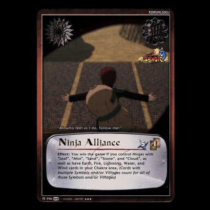Ninja Alliance - 998 - NM - Foil - S28 - Naruto CCG - E1-130