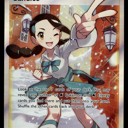 Candice - 189/195 - PSA NM - Full Art - Silver Tempest - Pokemon - A5-51
