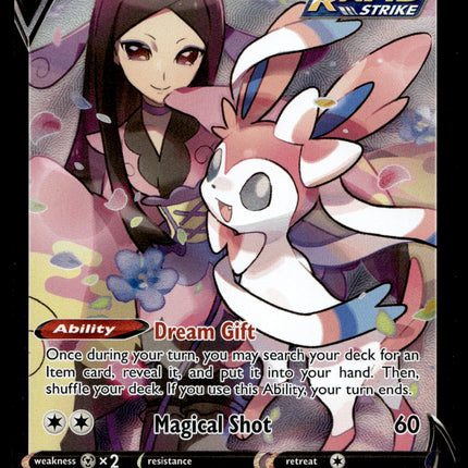 Sylveon V - TG14/TG30 - NM - Alt Art - Brilliant Stars - Pokemon - A6-41
