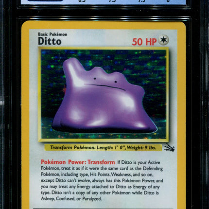 Ditto - 3/62 - CGC 7.5 - Unlimited - Fossil - Holo - 42181