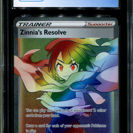 Zinnia's Resolve - 225/203 - CGC 10 - Evolving Skies - Hyper Rare - Pokemon - 91378