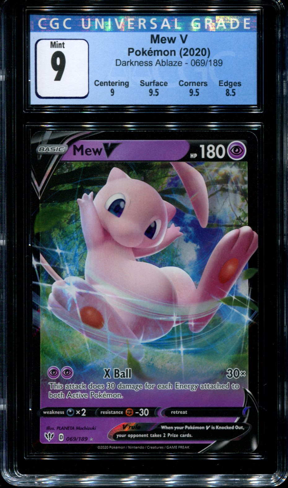 mew v pokemon card price Mew V 069/189 Darkness Ablaze