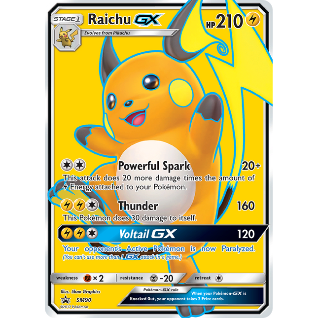 Raichu GX (SM90) [Sun & Moon: Black Star Promos]