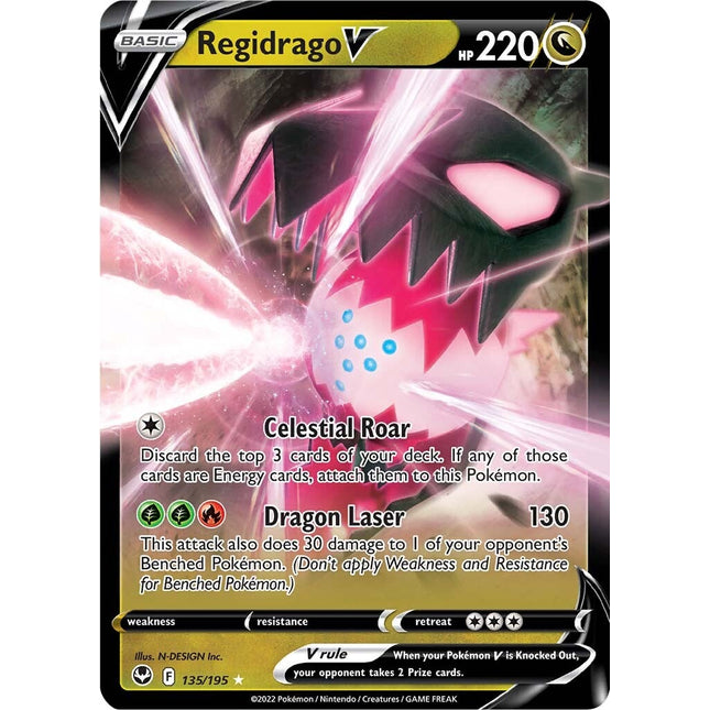 Regidrago V (135/195) [Sword & Shield: Silver Tempest]