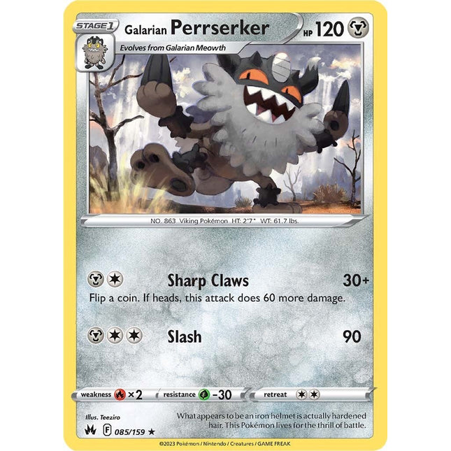 Galarian Perrserker (085/159) [Sword & Shield: Crown Zenith]