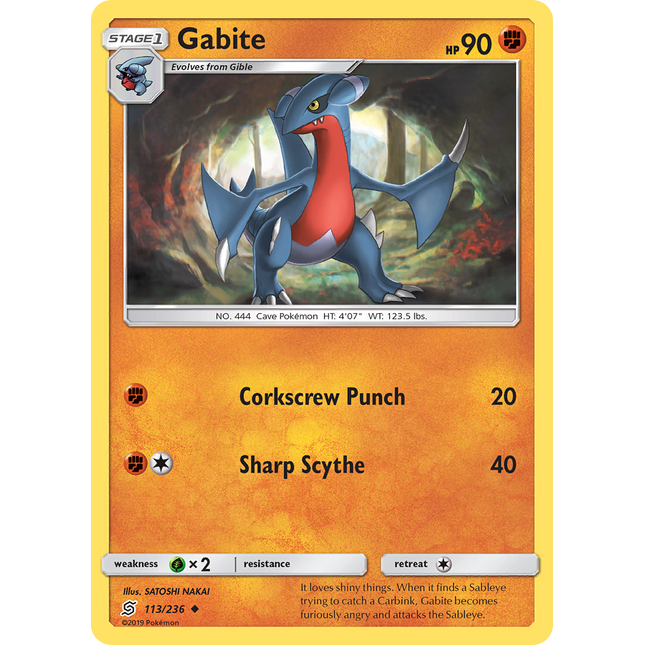 Gabite (113/236) [Sun & Moon: Unified Minds]