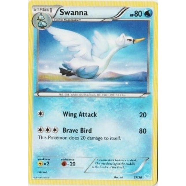 Swanna (27/30) [XY: Trainer Kit 3 - Suicune]