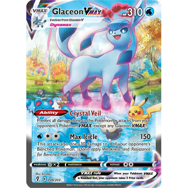 Glaceon VMAX (209/203) [Sword & Shield: Evolving Skies]