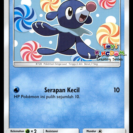 Popplio - 171/SM-P - NM - Indonesian Toys Kingdom - Promo - Pokemon - B1-69