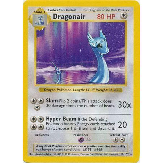 Dragonair (18/102) [Base Set (Shadowless)]