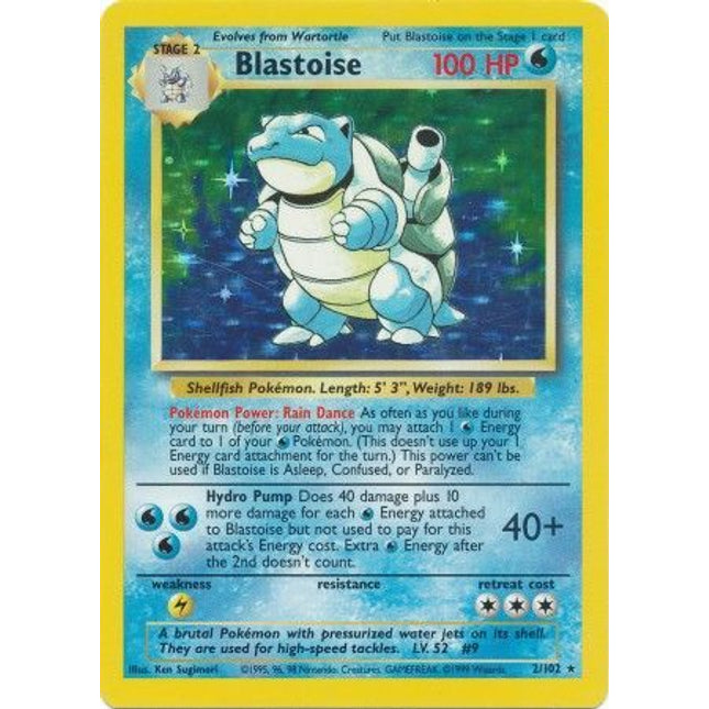 Blastoise (2/102) [Base Set]