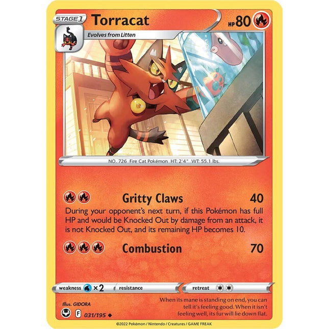 Torracat (031/195) [Sword & Shield: Silver Tempest]