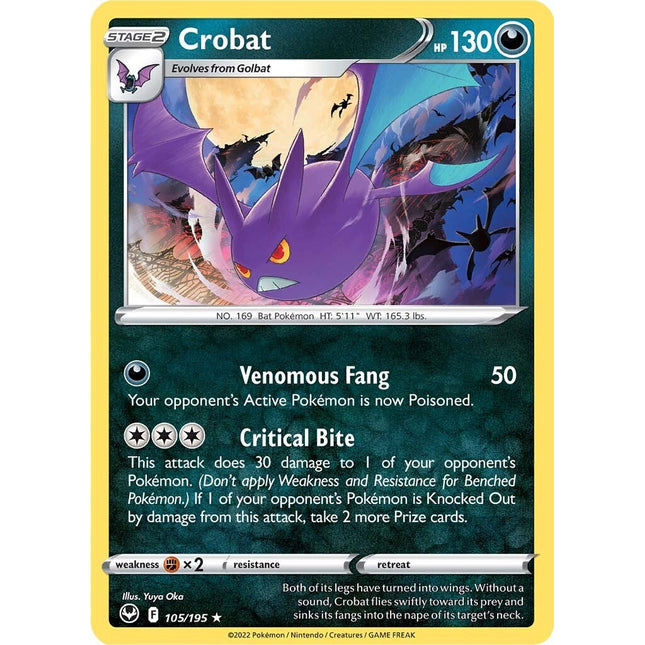 Crobat (105/195) [Sword & Shield: Silver Tempest]