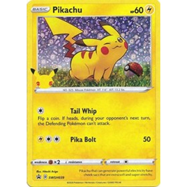 Pikachu - SWSH039 (General Mills Promo) [Miscellaneous Cards & Products]