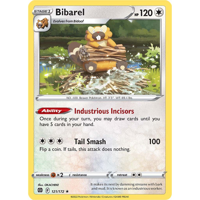 Bibarel (121/172) [Sword & Shield: Brilliant Stars]
