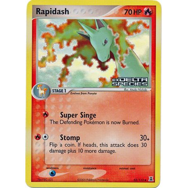 Rapidash (52/113) (Stamped) [EX: Delta Species]