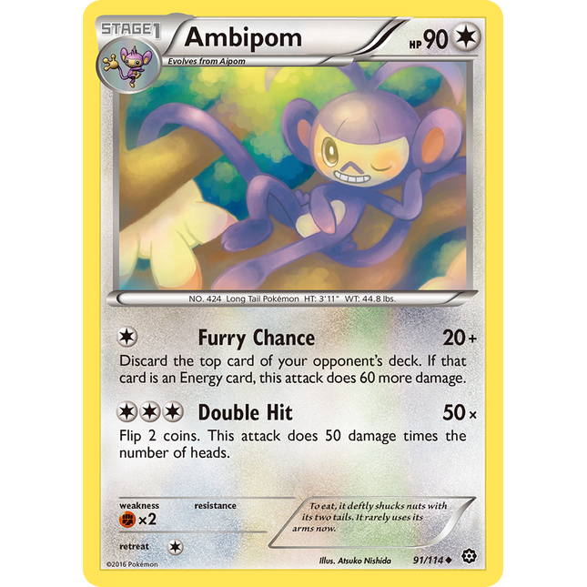Ambipom (91/114) [XY: Steam Siege]