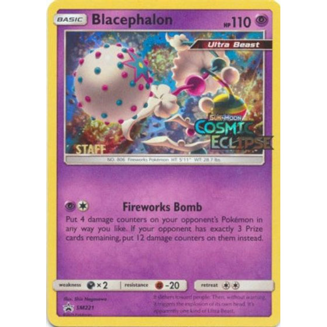 Blacephalon (SM221) (Staff Prerelease Promo) [Sun & Moon: Black Star Promos]