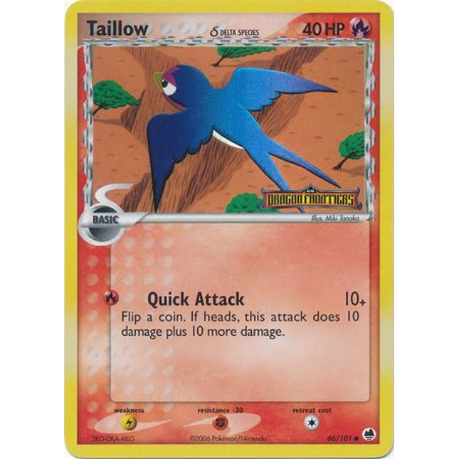 Taillow (66/101) (Delta Species) (Stamped) [EX: Dragon Frontiers]