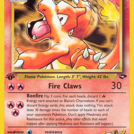 Blaine's Charmeleon (31/132) [Gym Challenge 1st Edition]
