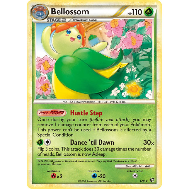 Bellossom (1/90) (Theme Deck Exclusive) [HeartGold & SoulSilver: Undaunted]