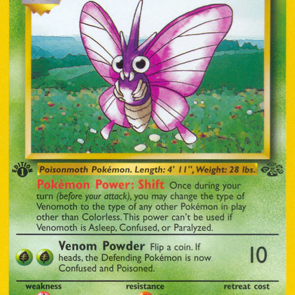 Venomoth (29/64) [Jungle 1st Edition]