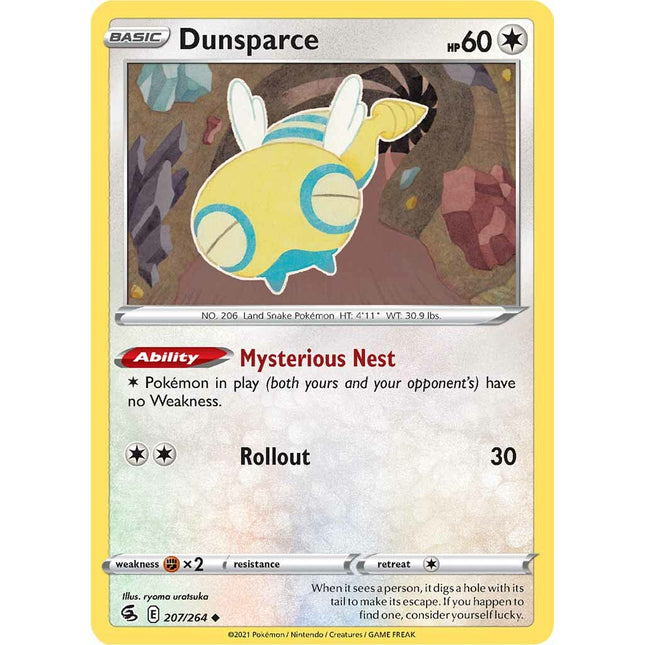 Dunsparce (207/264) [Sword & Shield: Fusion Strike]