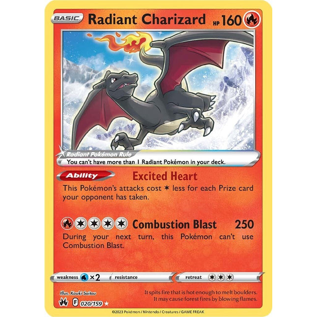 Radiant Charizard (020/159) [Sword & Shield: Crown Zenith]