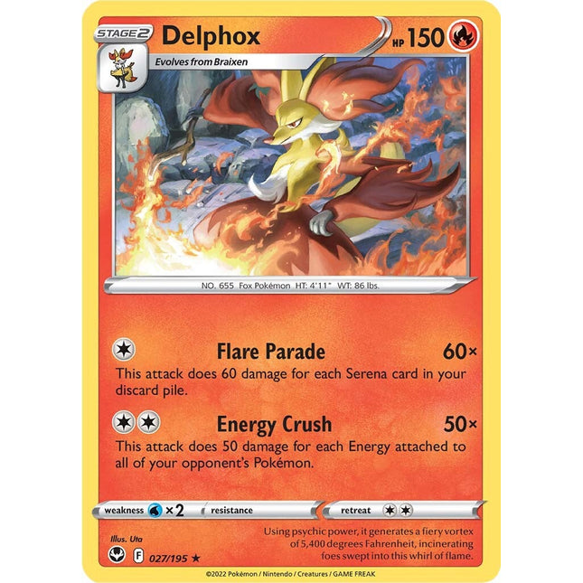 Delphox (027/195) [Sword & Shield: Silver Tempest]