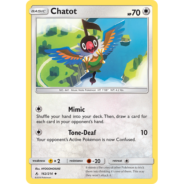 Chatot (162/214) [Sun & Moon: Unbroken Bonds]