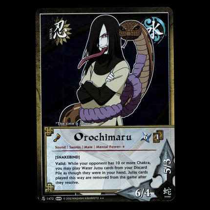 Orochimaru - 1472 - NM - 1st Edition - Foil - Naruto CCG - D3-67