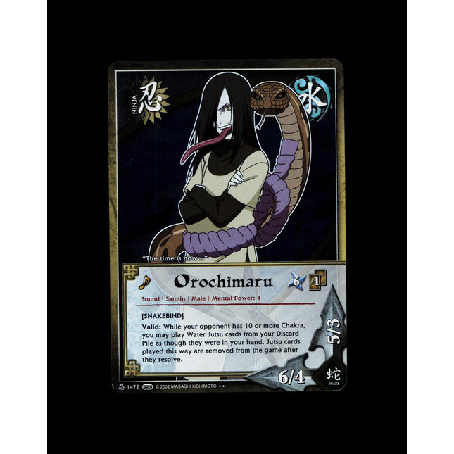 Orochimaru - 1472 - NM - 1st Edition - Foil - Naruto CCG - D3-67