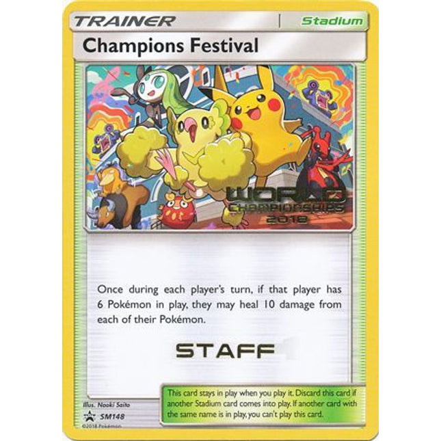 Champions Festival 2018 Staff [SM Black Star Promos]