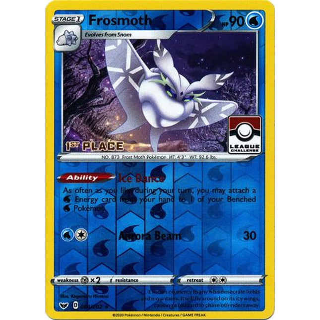 Frosmoth (064/202) (League Promo 1st Place) [Sword & Shield: Base Set]