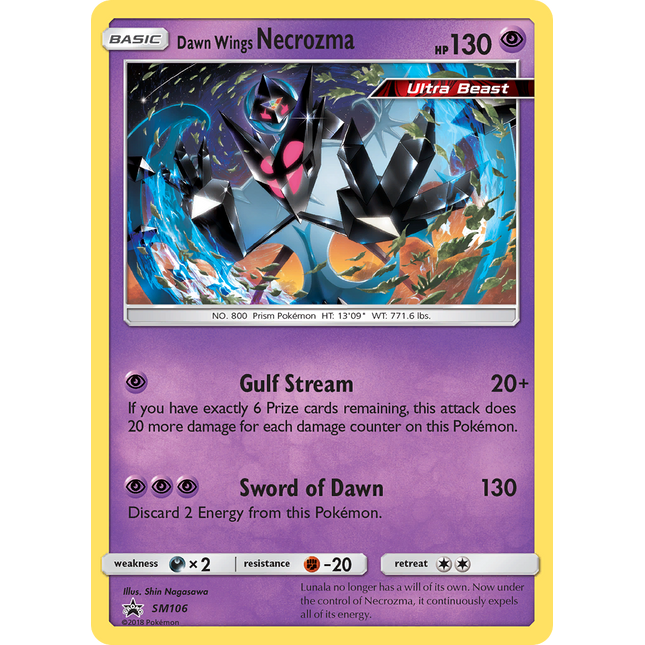 Dawn Wings Necrozma [SM Black Star Promos]