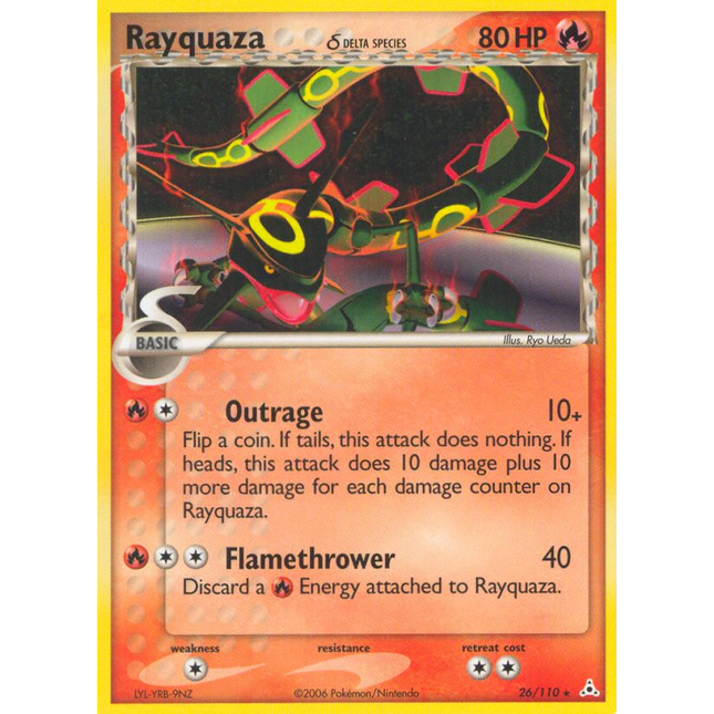 Rayquaza (26/110) (Delta Species) [EX: Holon Phantoms]