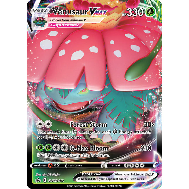 Venusaur VMAX (SWSH102) (Jumbo Card) [Sword & Shield: Black Star Promos]