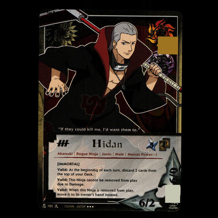 Hidan - 785 - NM - 1st Edition - Foil - Naruto CCG - D4-168